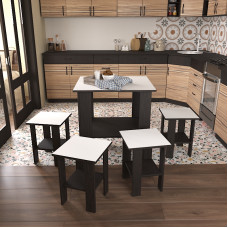 Обеденная зона "Токио" Белый 1.0м Обеденная зона "Токио" Белый 1.0м