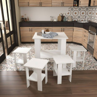 Обеденная зона "Токио" Белый 1.0м 