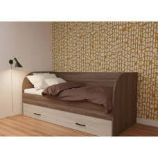 Кровать 32 Шимо темный + Шимо светлый Кровать 32 Шимо темный + Шимо светлый