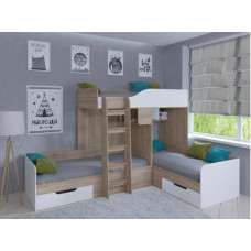 Двухъярусная кровать "Трио"