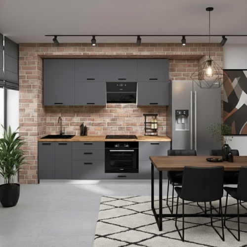 Кухня "Антрацит-26"