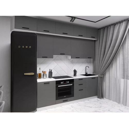 Кухня "Антрацит-27"