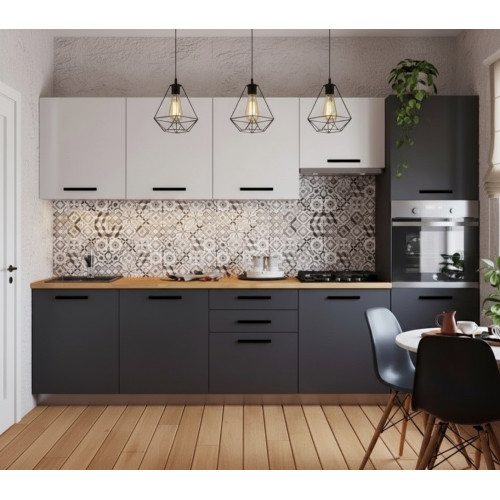 Кухня "Антрацит-4"