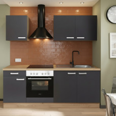 Кухня "Антрацит-8"