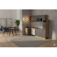 Кухня "Антрацит-9/1" Кухня "Антрацит-9/1"