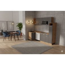 Кухня "Антрацит-9/1"