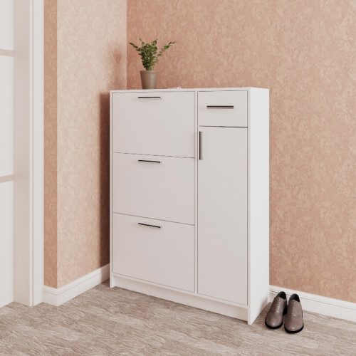 Обувница 12 Белый Сборка в подарок