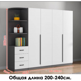 Распашной шкаф 67