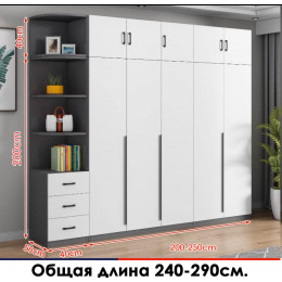 Распашной шкаф 68