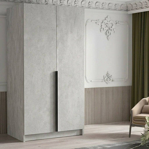 Распашной шкаф 57 Цемент светлый
