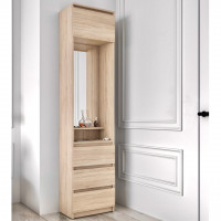 Шкаф 93 пенал Белый дуб Сборка в подарок