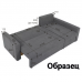 Диван Угловой Рогожка + Кожа