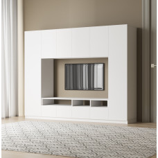 Стенка-105 Кашемир + Белый Сборка в подарок