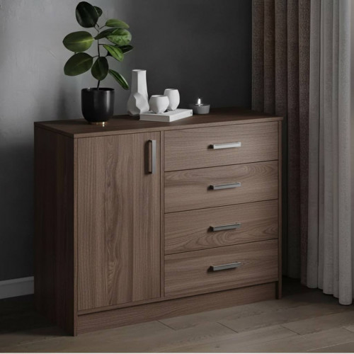 Комод 96 Ясень шимо темный