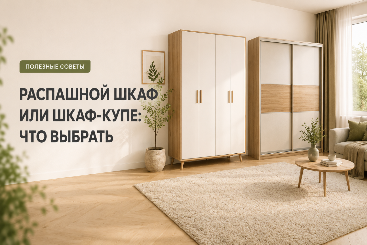 Распашной шкаф или шкаф-купе: что выбрать