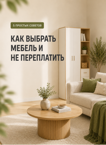 Как выбрать мебель для дома и не переплатить: 5 простых советов