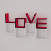Полка "LOVE"-3 (Сборка в подарок)