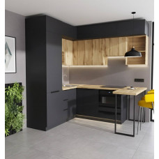 Кухня "Антрацит-55" 1.3-2.4м Кухня "Антрацит-55" 1.3-2.4м