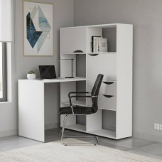 Письменный стол 32 Белый+Серый Сборка в подарок