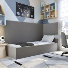 Кровать "Мики" с мягким изголовьем 0,8х1,9м Кровать "Мики" с мягким изголовьем 0,8х1,9м