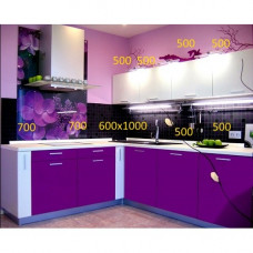 Кухня  "Виолетта-10"  МДФ